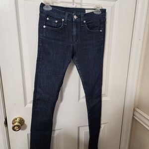 rag & bone Dark Indigo Skinny Jeans Size 25